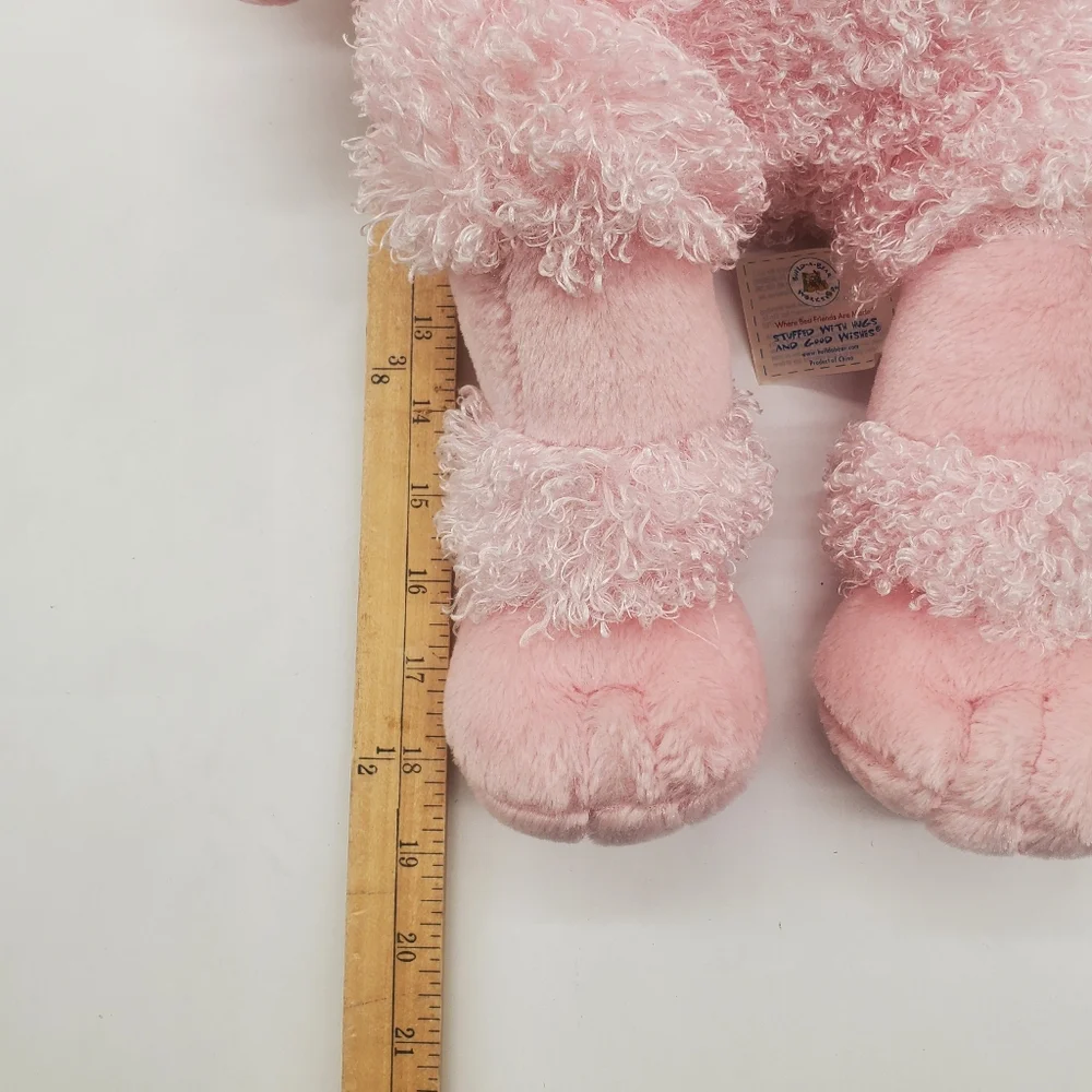 Build A Bear Pink Poodle Plush Retired 19